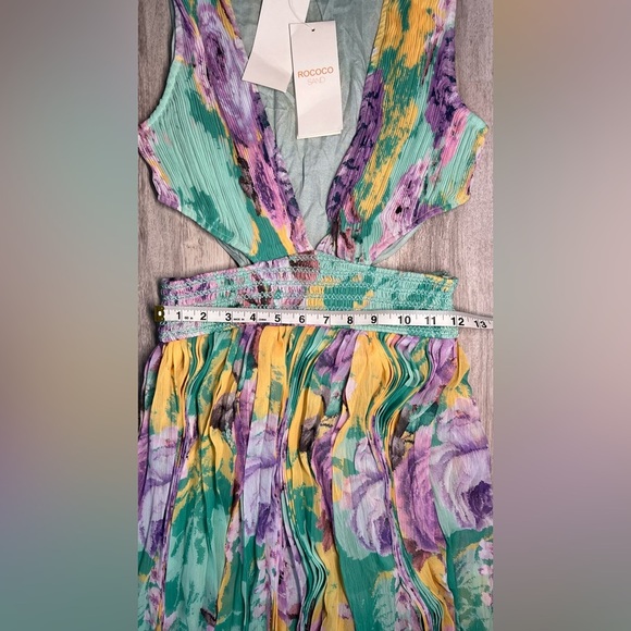 Rococo Sand Ivy‎ Purple Floral Maxi Dress Size Small - Picture 13 of 16